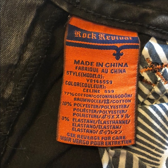 Rock Revival Jeans 27 Cellne Skinny - Picture 7 of 7